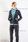 Preview: Montura X-Mira Jacket Women - schwarz/eisblau