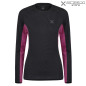 Preview: Montura Next To Skin Maglia Women - schwarz/bordeaux