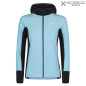 Preview: Montura Stretch Mix Hoody Maglia Damen - eisblau