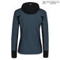Preview: Montura Stretch Mix Hoody Maglia Damen - jeansblau