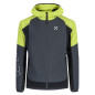 Preview: Montura Wind Revolution Hoody Jacket Herren - grau/gelbgrün