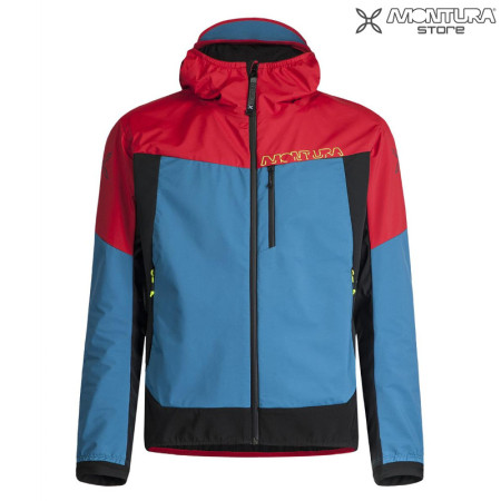 Montura Air Action Hybrid Jacke Herren - rot/dunkelpetrol