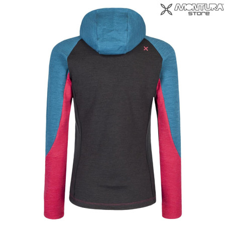Preview: Montura Hybrid Wool Hoody Maglia Damen - pink