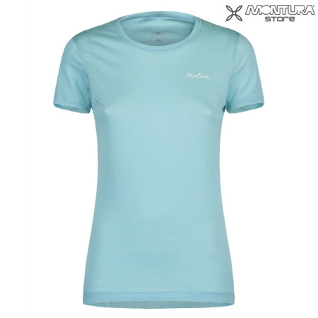 Montura Merino Lotus T-Shirt Damen - eisblau