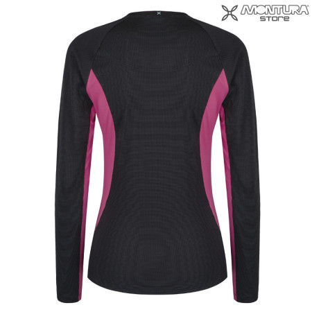 Preview: Montura Next To Skin Maglia Women - schwarz/bordeaux