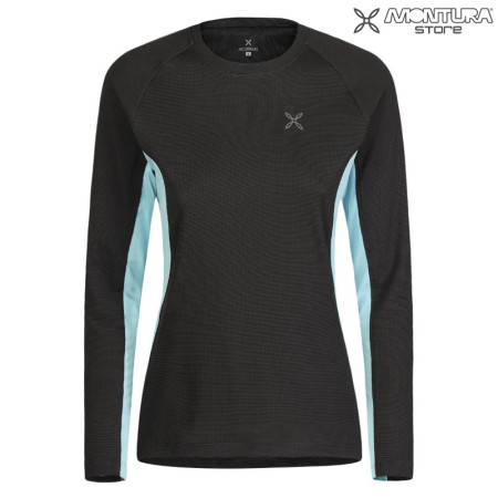 Montura Next To Skin Maglia Damen - schwarz/eisblau