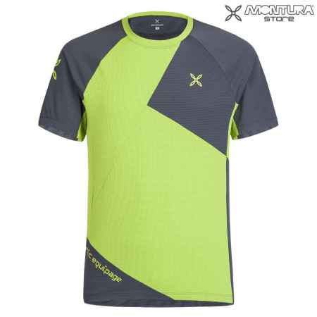 Montura Rock T-Shirt Herren - hellgrün/grau