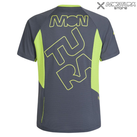 Preview: Montura Rock T-Shirt Herren - hellgrün/grau