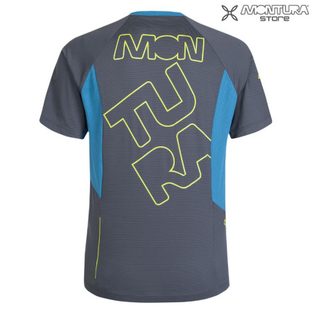 Preview: Montura Rock T-Shirt Herren - dunkelpetrol/grau