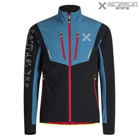 Montura Ski Style Jacke Herren - schwarz/dunkelpetrol