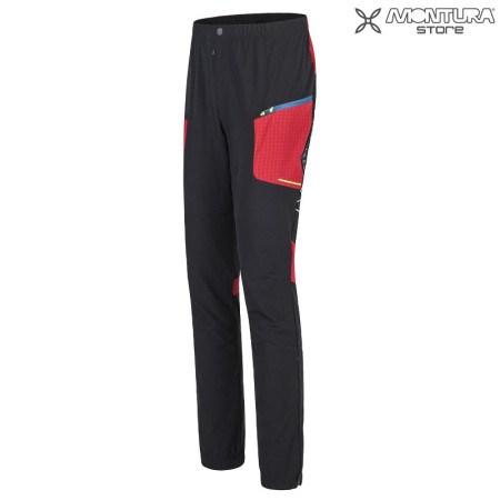 Preview: Montura Ski Style Hose Herren - schwarz/rot