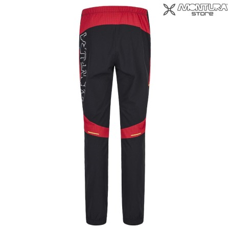 Preview: Montura Ski Style Hose Herren - schwarz/rot