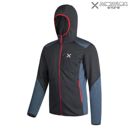 Preview: Montura Thermal Match Hoody Maglia Herren - schwarz