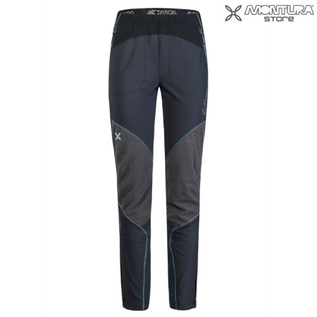 Montura Vertigo Pants Women - schwarz/eisblau