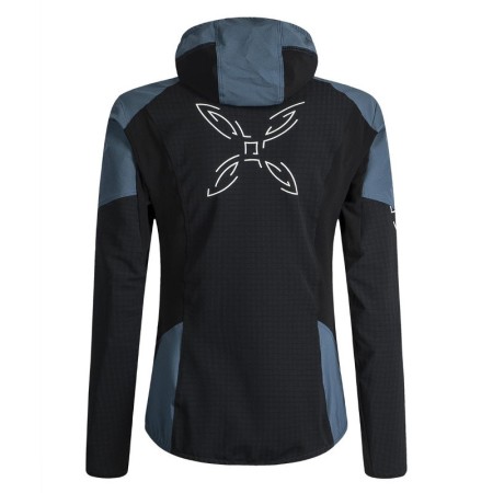 Preview: Montura Wind Revolution Hoody Jacket Women - black/jeansblue