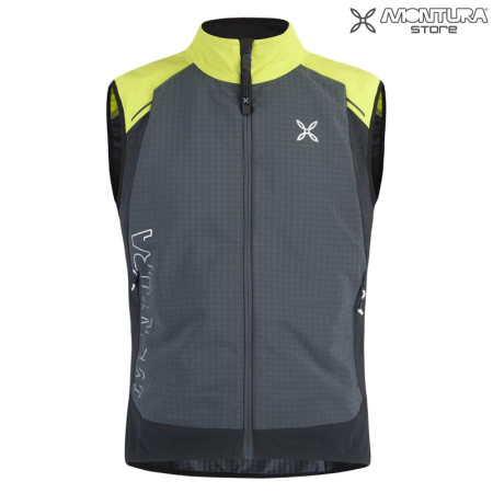 Montura Wind Revolution Vest Weste Herren - grau/gelbgrün