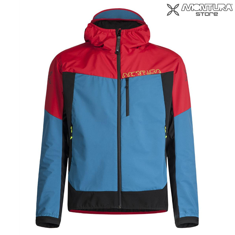 Montura Air Action Hybrid Jacke Herren - rot/dunkelpetrol