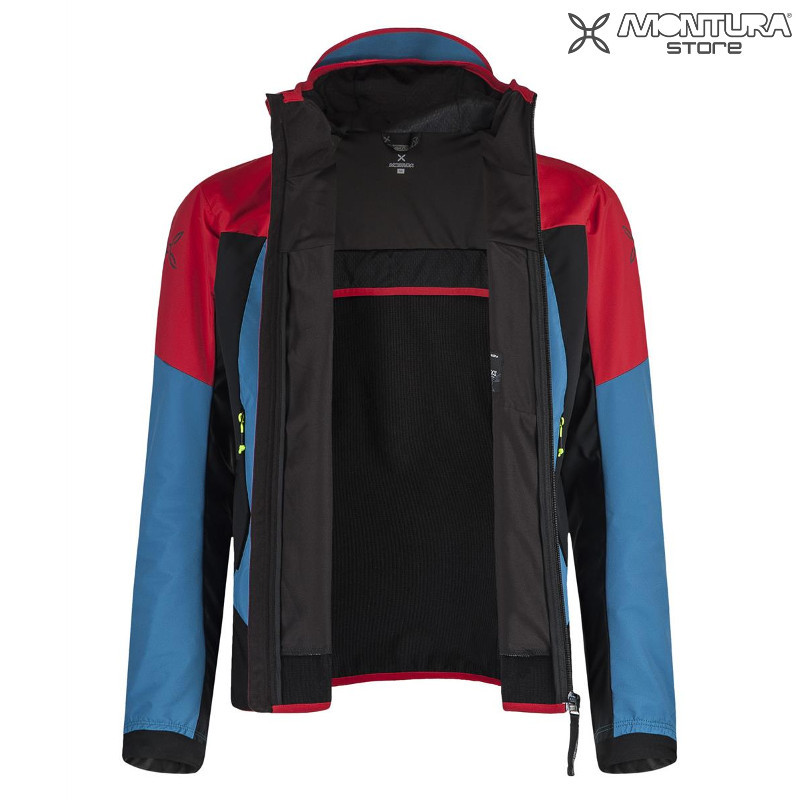 Montura Air Action Hybrid Jacke Herren - rot/dunkelpetrol