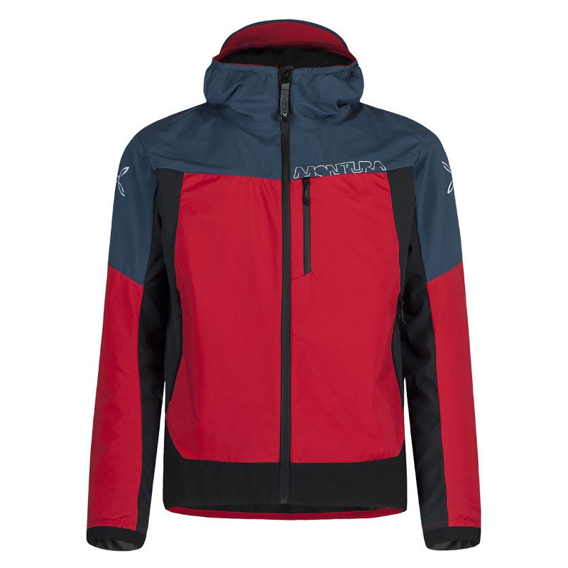 Montura Air Action Hybrid Jacke Herren - jeansblau/rot