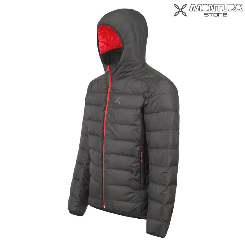 Montura Atlantic Duvet Men - schwarz/hellrot