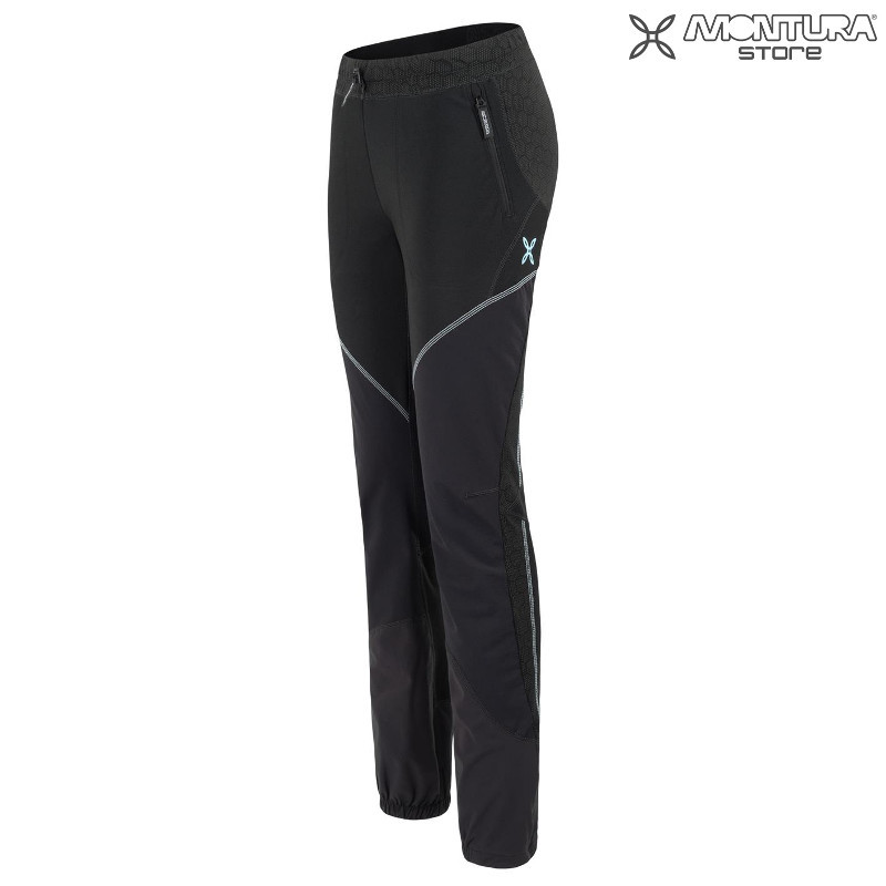 Montura Evoque Hose Damen - schwarz/eisblau