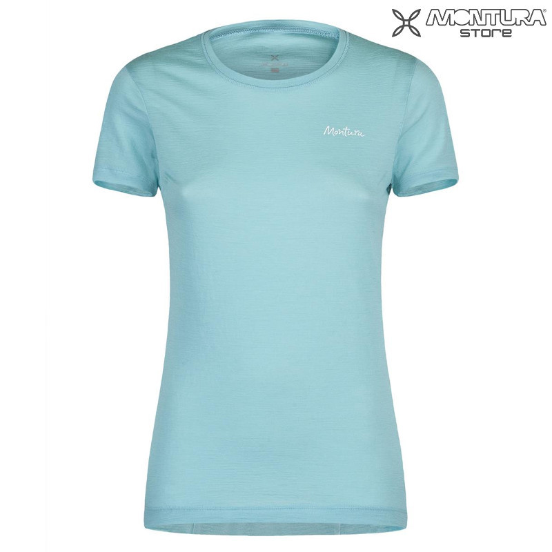Montura Merino Lotus T-Shirt Damen - eisblau