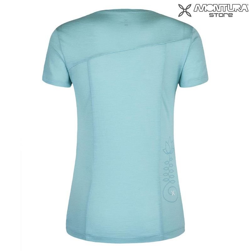 Montura Merino Lotus T-Shirt Damen - eisblau