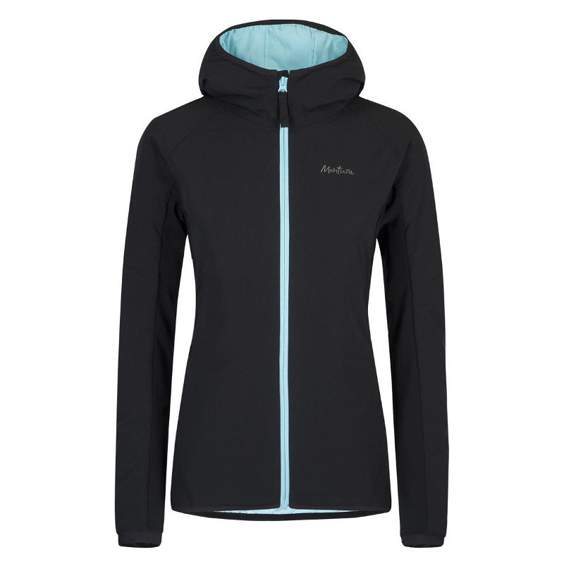 Montura Mid Layer Hoody Jacke Damen - schwarz