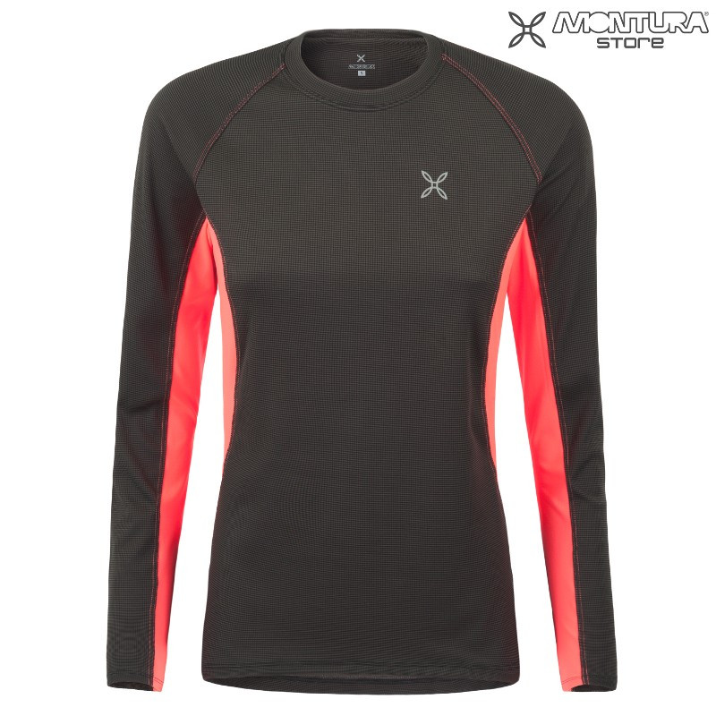 Montura Next To Skin Maglia Women - schwarz/rosa