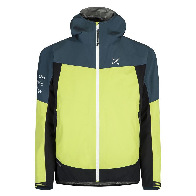 Montura Pac Mind Jacket Herren - gelbgrün/jeansblau