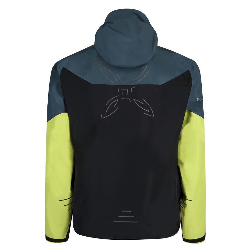 Montura Pac Mind Jacket Herren - gelbgrün/jeansblau