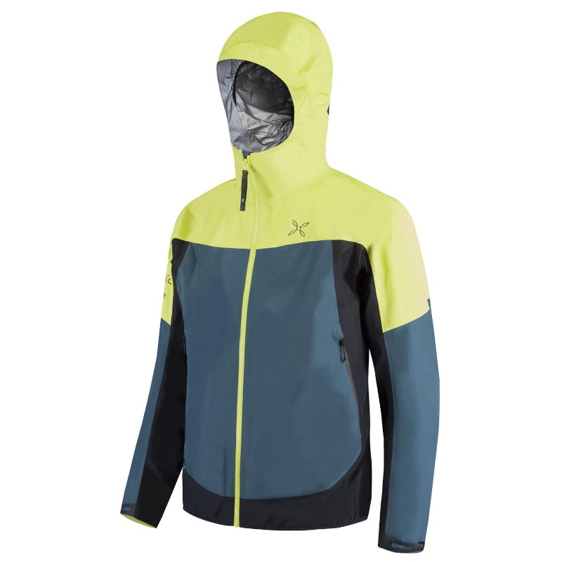 Montura Pac Mind Jacket Herren - gelbgrün/jeansblau