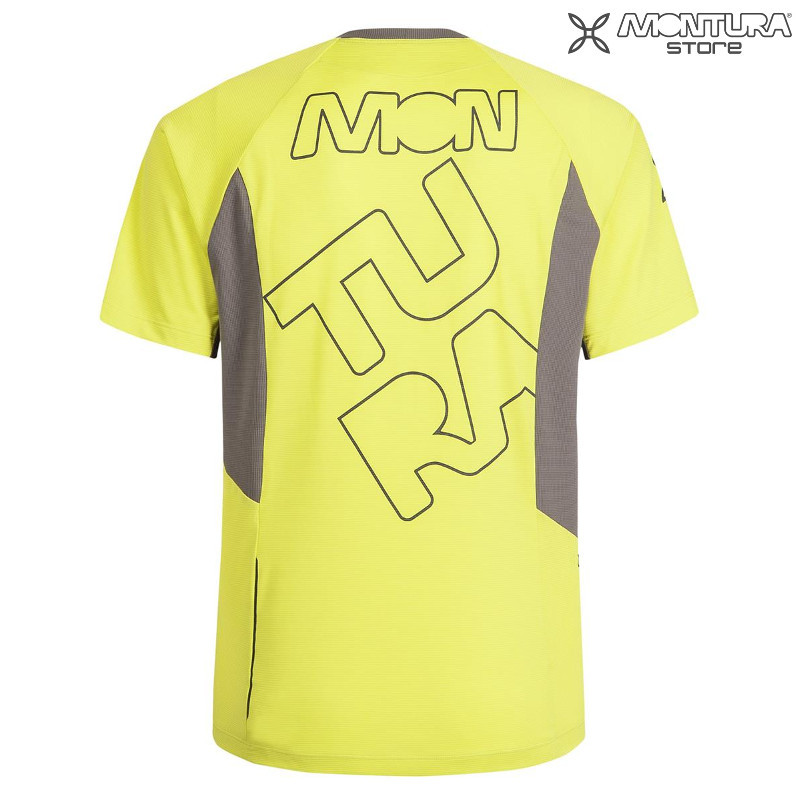 Montura Rock T-Shirt Men - brown/yellow