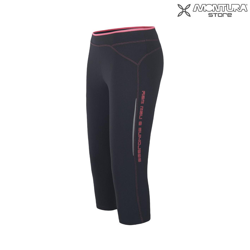 Montura Run Easy 3/4 Hose Damen - schwarz/violett