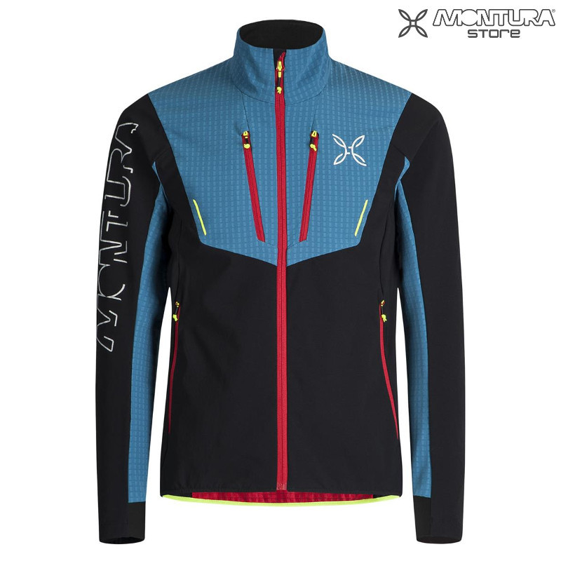 Montura Ski Style Jacke Herren - schwarz/dunkelpetrol