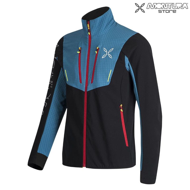 Montura Ski Style Jacke Herren - schwarz/dunkelpetrol