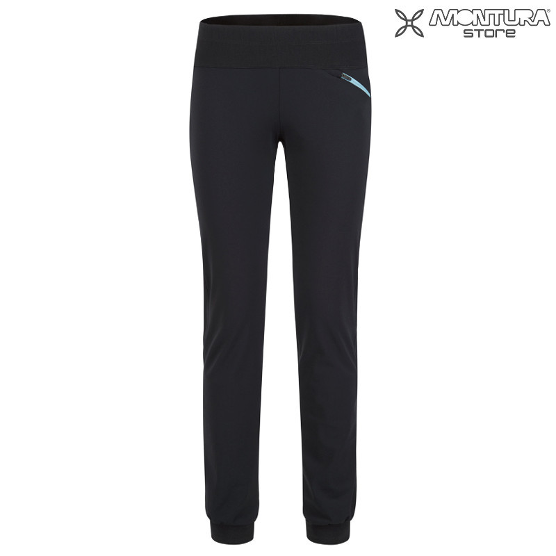 Montura Sound Pants Women - schwarz/eisblau