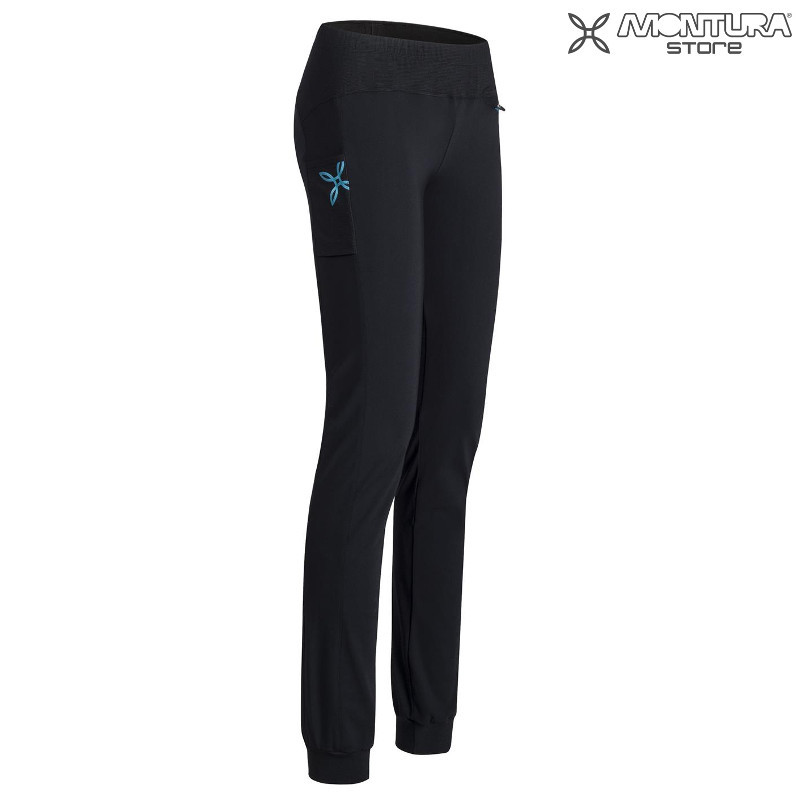 Montura Sound Pants Hose Damen - schwarz/smaragdgrün