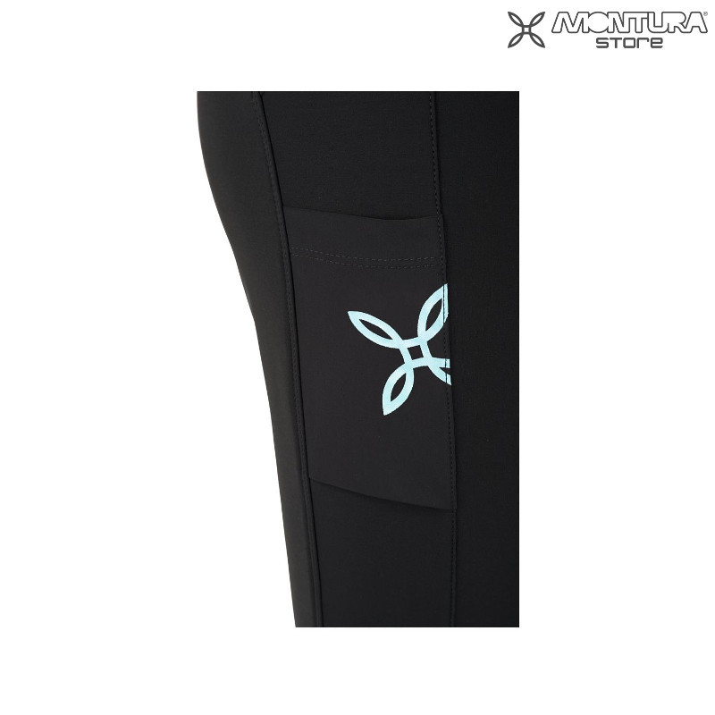 Montura Sound Winter Hose Damen - schwarz/eisblau