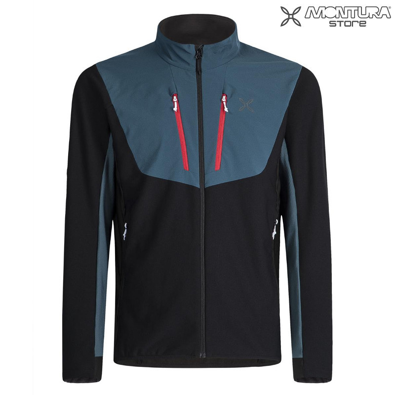 Montura Stretch Pro 2.0 Jacket Herren - schwarz/jeansblau