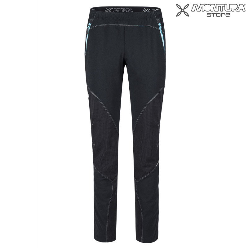 Montura Vertigo Light Pants Women - schwarz/eisblau