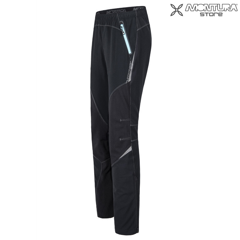 Montura Vertigo Light Pants Women - schwarz/eisblau