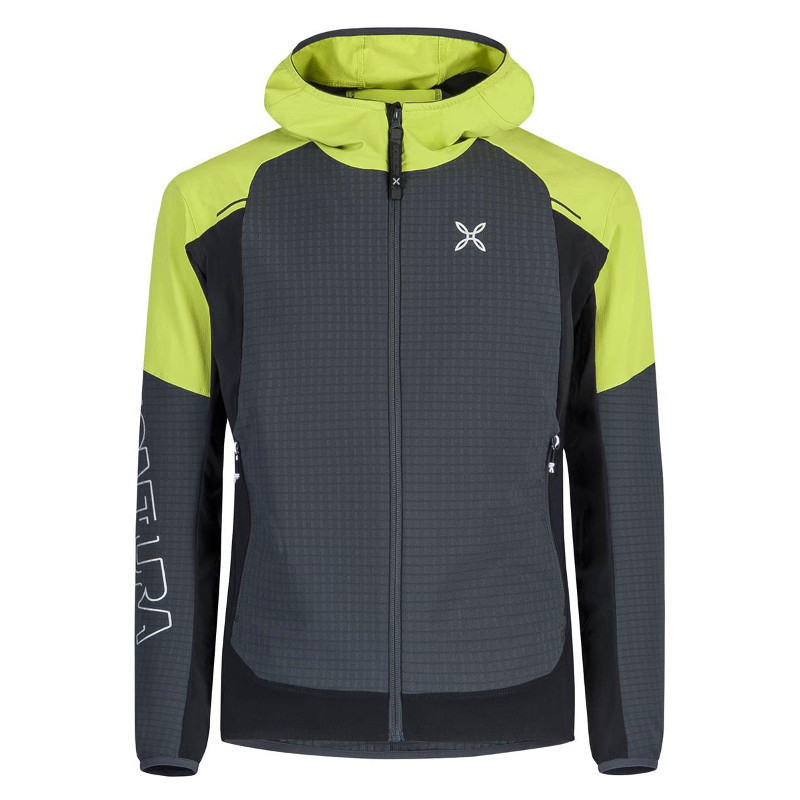 Montura Wind Revolution Hoody Jacket Herren - grau/gelbgrün