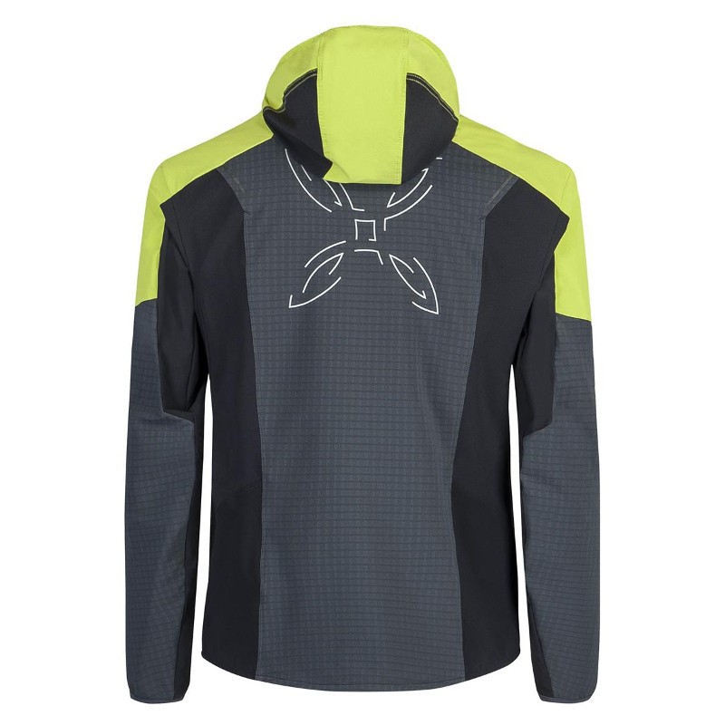 Montura Wind Revolution Hoody Jacket Herren - grau/gelbgrün